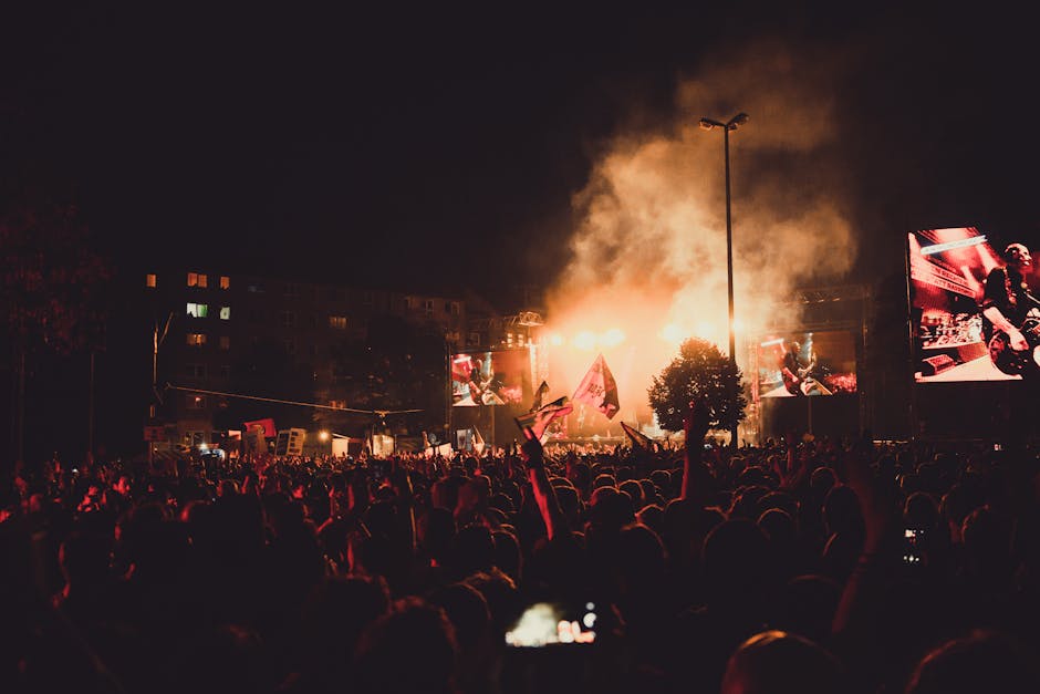 Vibrant live concert
